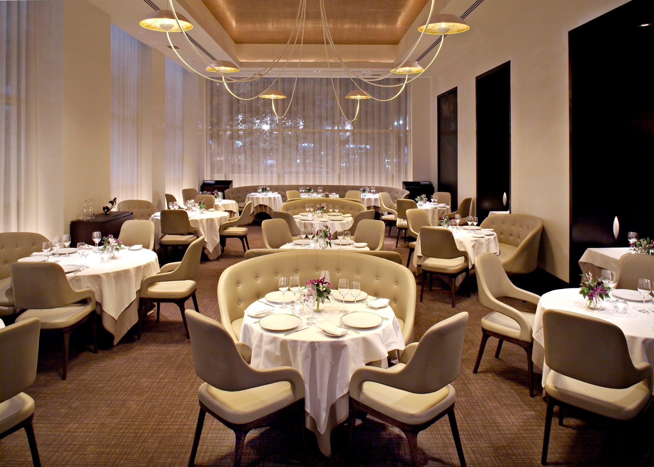 Trump International New York Restoran foto The interior of the restaurant