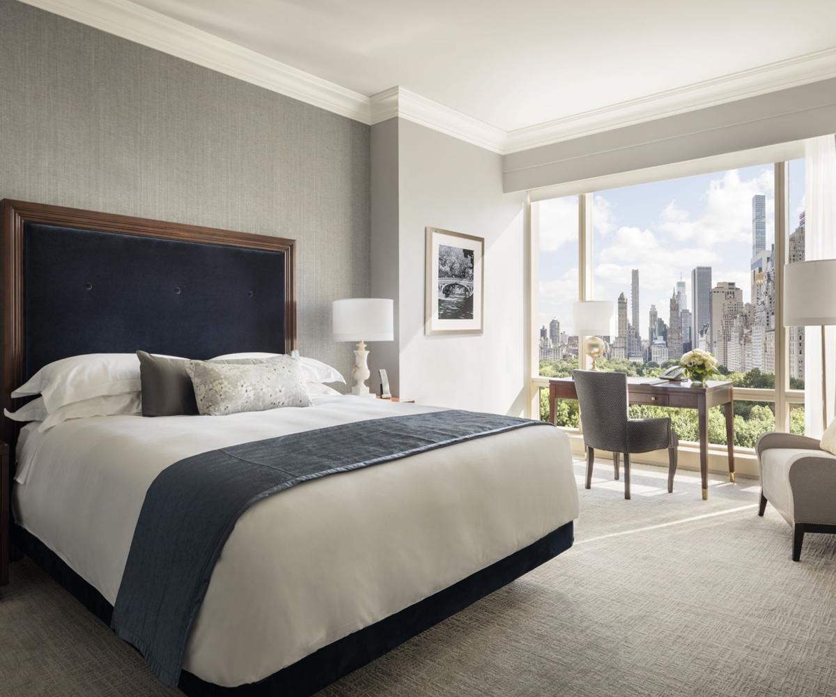 Trump International New York Bagian luar foto A bedroom