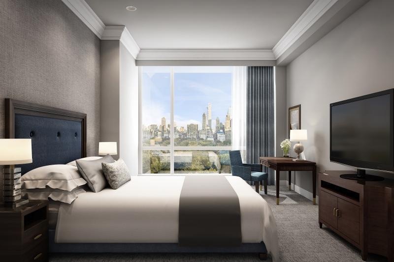 Trump International New York Bagian luar foto A rendering of a guest room